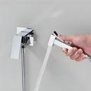 Ducha Higiênica Monocomando Inox AquaFresh Spray Bidê Parede