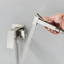 Ducha Higiênica Monocomando Inox AquaFresh Spray Bidê Parede