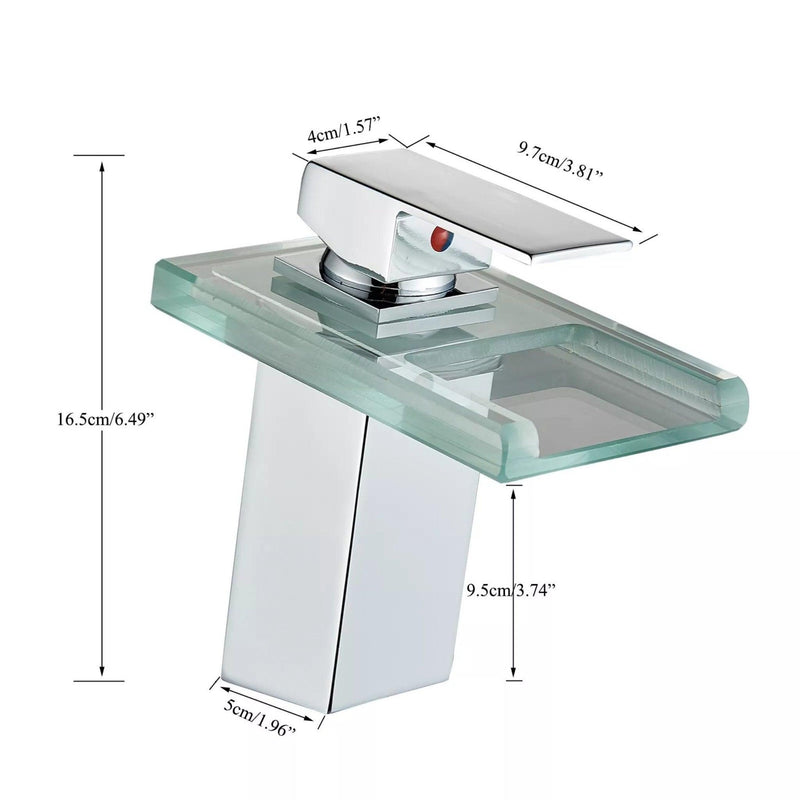 Torneira Para Banheiro Monocomando Com Led LumiFlow