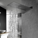 Chuveiro Ducha Inox Quadrado Ultra Slim Moderno Parede Cleanse