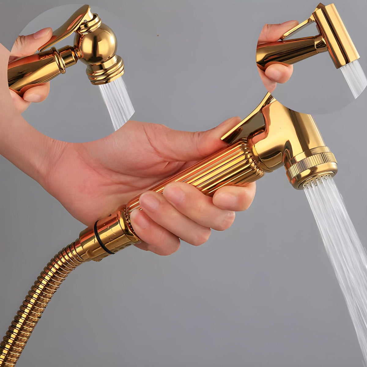 Ducha Higienica Para Banheiro Dourada GoldenSpray - Homedeccori