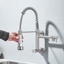 Torneira Gourmet De Parede Extensível Spray Agua Fria Napoli