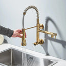 Torneira Gourmet De Parede Extensível Spray Agua Fria Napoli