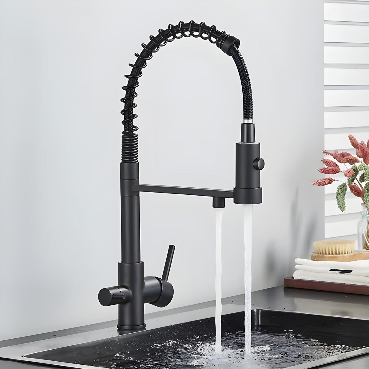 Torneira Gourmet Monocomando Mola Com Saida Para Filtro UltraStream