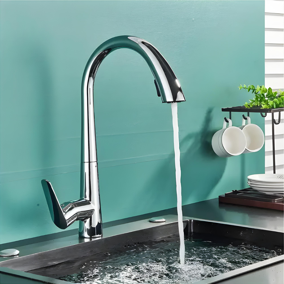 Torneira Gourmet Extensível Monocomando Riversi