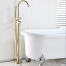 Misturador De Piso Para Banheira Harlem Níquel Escovado