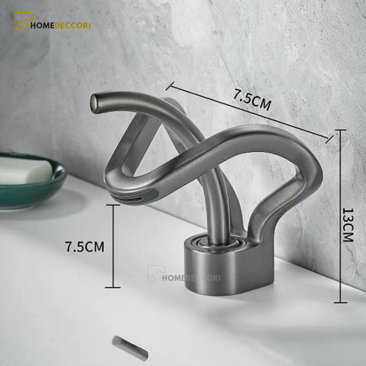 Torneira Monocomando Banheiro Cascata Elegance - Homedeccori