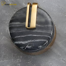 Torneira Duplo comando Banheiro Dourado Bica Alta Luxo Florence