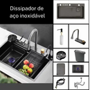 Cuba Gourmet Inox Cozinha Pia Multifuncional Inteligente Completa