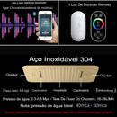 Ducha de Teto Embutir Spa Inox 58x38 LED Bluetooth Prime