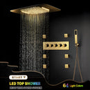 Ducha de Teto Embutir Spa Inox 58x38 LED Bluetooth Prime