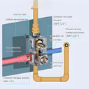 Ducha de Teto Inox Spa 80x40 Embutir LED Conjunto Fontana