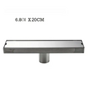 Ralo Oculto Linear de Piso Inox Com Dreno HiddenFlow