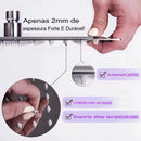 Chuveiro de Teto Inox imbutido Ducha 50x50 Slim LuxeRain