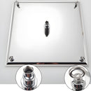 Chuveiro de Teto Inox imbutido Ducha 50x50 Slim LuxeRain
