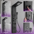 51.57" Shower Panel  shower system  with Adjustable Shower Head, Matte Black