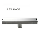 Ralo Oculto Linear de Piso Inox Com Dreno HiddenFlow