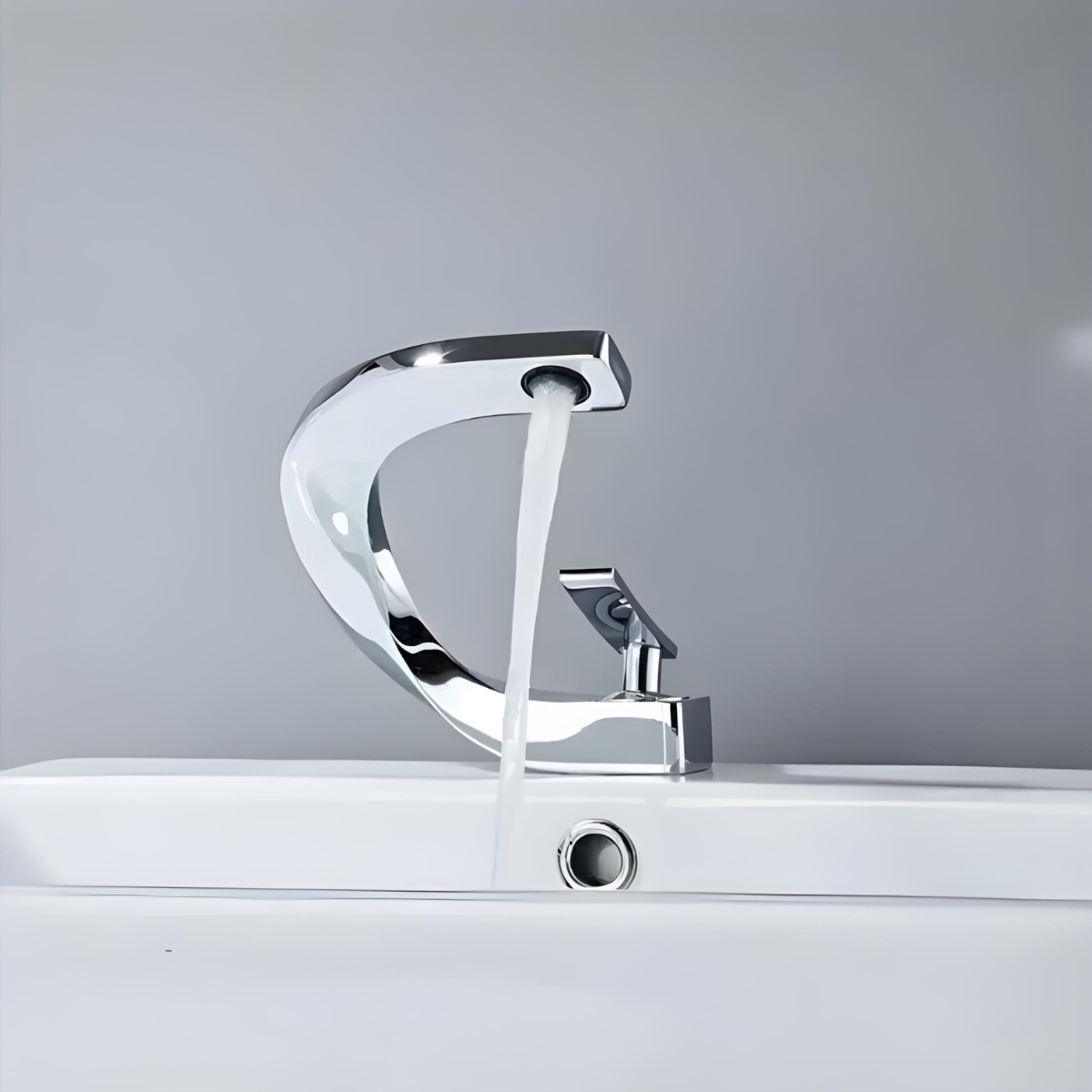 Torneira Misturador monocomando Banheiro Lavatório Prestige Cromado - Homedeccori
