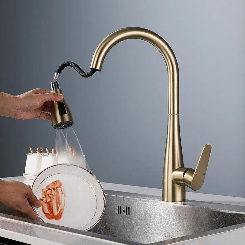 Torneira Gourmet Monocomando Extensivel Aurum - Homedeccori