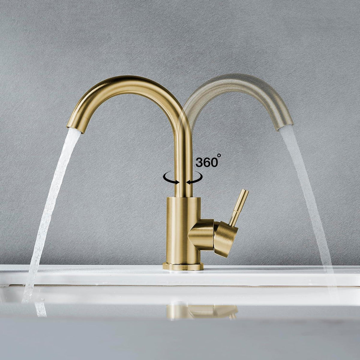 Torneira Para Banheiro Monocomando Inox Bancada Deluxe