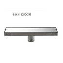 Ralo Oculto Linear de Piso Inox Com Dreno HiddenFlow
