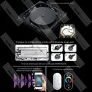 Ducha De Teto Embutir Inox 55x55 LED Bluetooth Spa Aurore