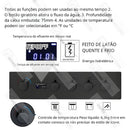 Ducha De Teto Embutir Inox 58x38 LED Bluetooth Maestro