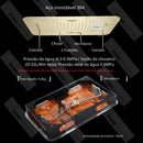 Ducha De Teto Embutir Inox 58x38 LED Bluetooth Spa Rivoli