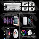 Ducha De Teto Embutir Inox 58x38 LED Bluetooth Spa Rivoli
