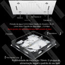 Ducha De Teto Embutir Inox 50x50 LED Bluetooth Spa Zenith