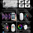 Ducha De Teto Embutir Inox 50x50 LED Bluetooth Spa Zenith