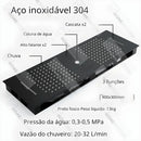 Ducha De Teto Embutir Inox 90x30 LED Bluetooth Spa Majestic