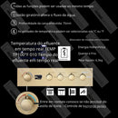Ducha De Teto Embutir Inox 58x38 LED Bluetooth Bica Noblesse