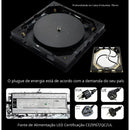 Ducha De Teto Embutir Inox 55x55 LED Bluetooth Spa Parma