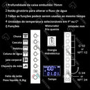 Ducha De Teto Embutir Inox 90x30 LED Bluetooth 6 Jatos Altezza