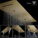 Ducha De Teto Embutir Inox 90x30 LED Bluetooth 6 Jatos Altezza