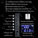 Ducha De Teto Embutir Inox 120x30 LED Bluetooth Spa Verona