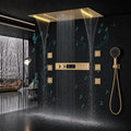 Ducha De Teto Embutir Inox 90x30 LED Bluetooth Spa Torrente