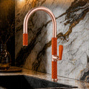 Torneira Gourmet Cozinha Inox Monocomando Extensível Vellutto