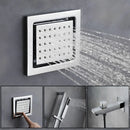 Ducha De Teto Embutir Spa Inox 120x30 LED Bluetooth Sonora