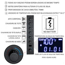 Ducha De Teto Embutir Spa Inox 120x30 LED Bluetooth Sonora