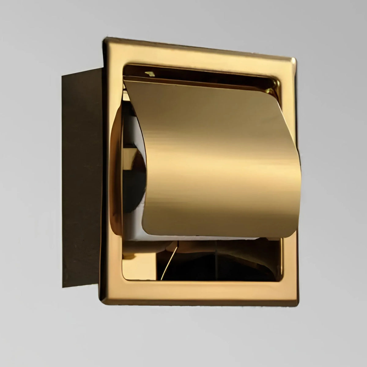 Porta Papel Higiênico Embutido Inox Cromado Zurich