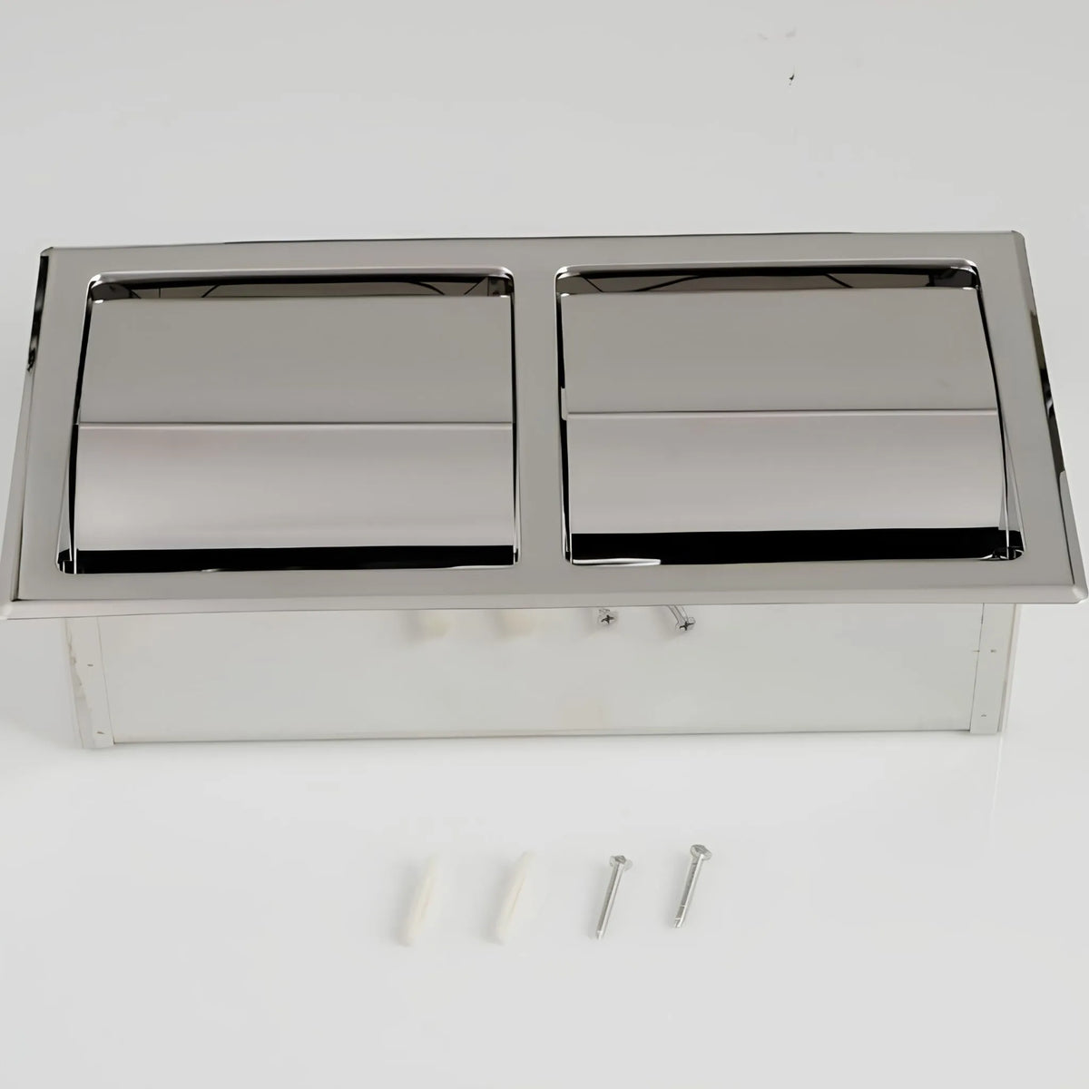 Porta Papel Higiênico Embutido Inox Cromado Zurich