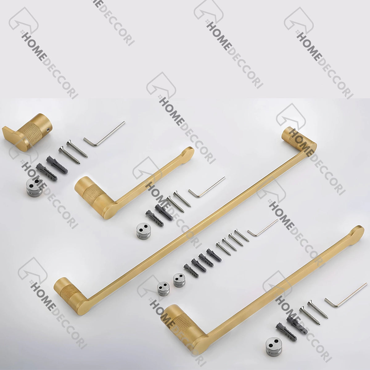 Acessórios Para Banheiro Inox Dourado Escovado Soho