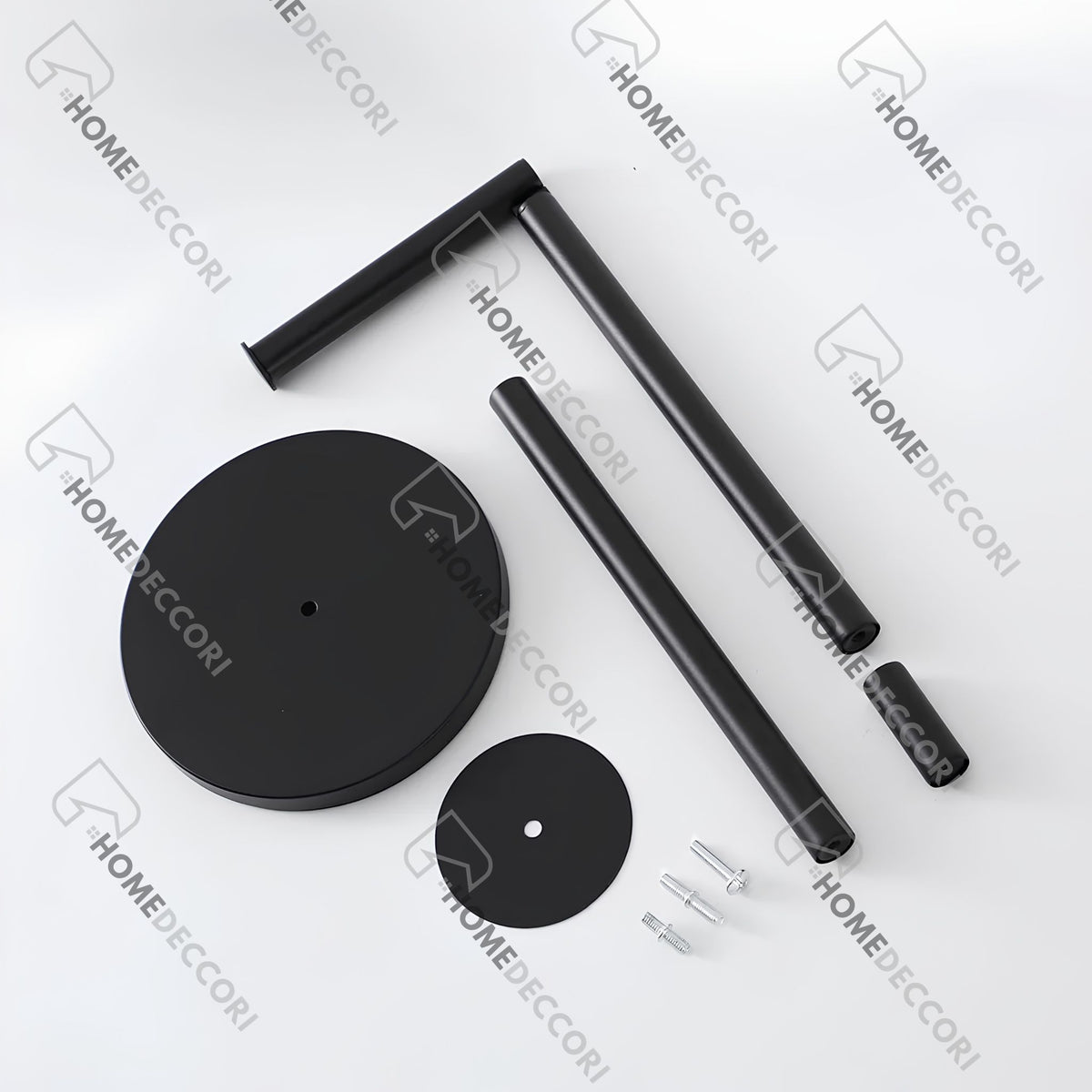 Suporte de Papel Higiênico de Chão Inox Minimalista Com Reserva Lucca