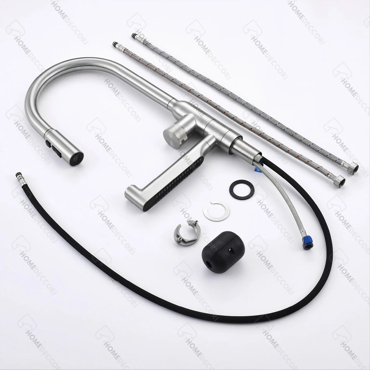 Torneira Gourmet Cozinha Inox Monocomando Retrátil Aitana