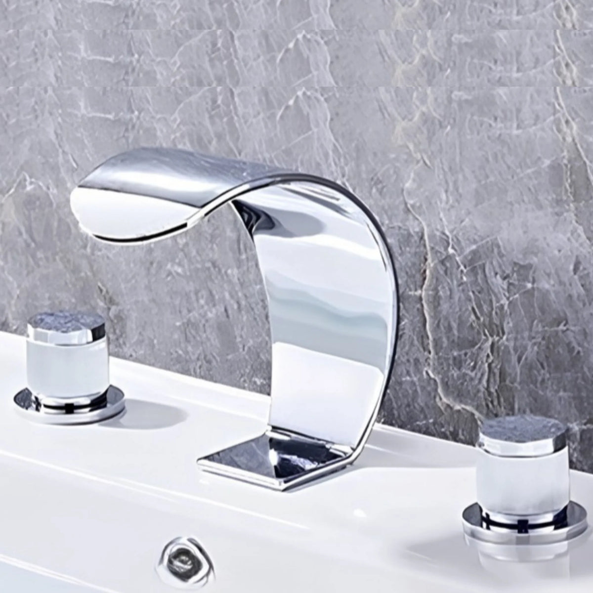 Torneira Duplocomando Misturador Banheiro Cascata Tivoli