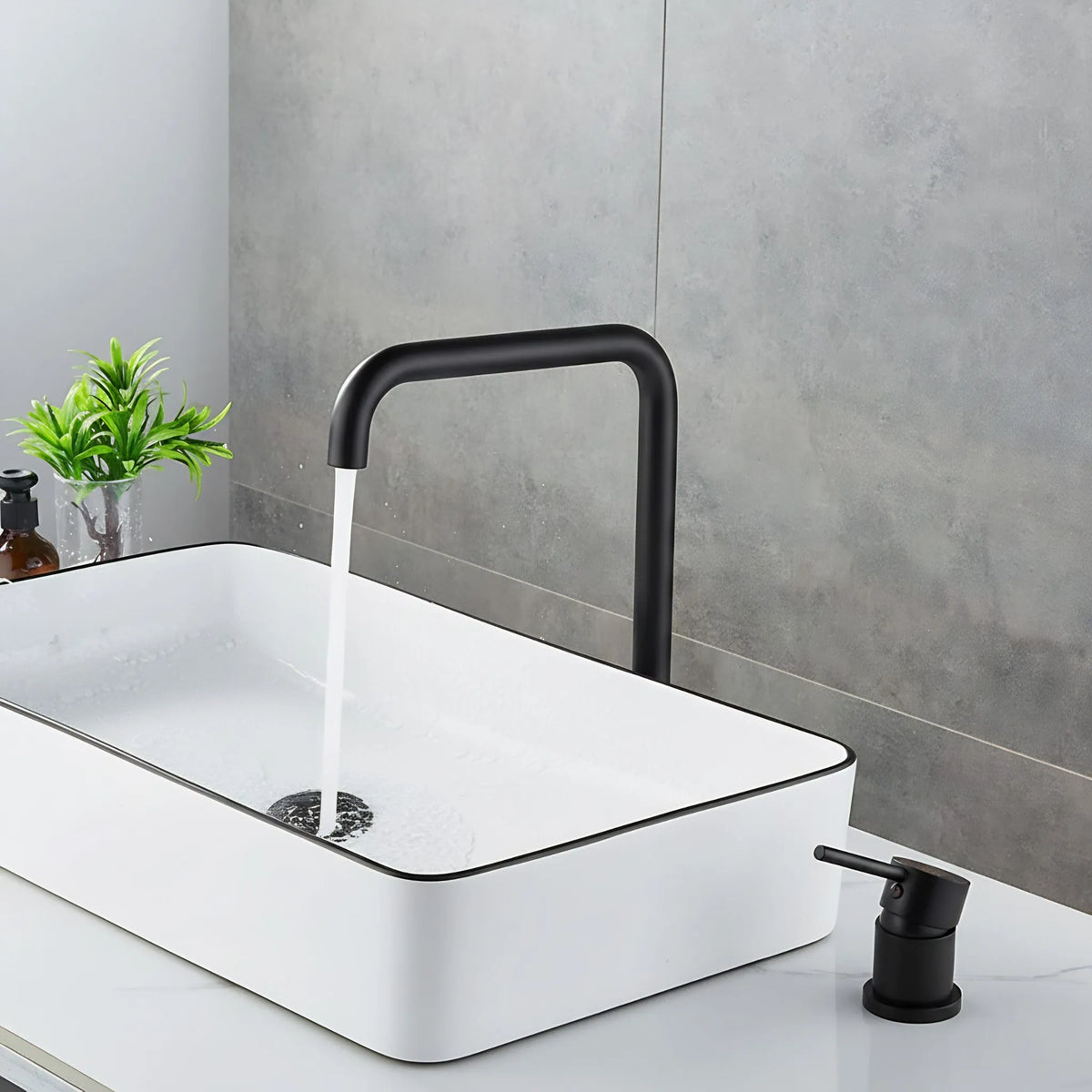 Torneira Para Banheiro Monocomando Inox Bica Alta Pivô