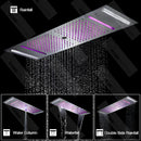 Ducha de Teto Embutir Spa Inox 90x30cm LED Bluetooth Stellar