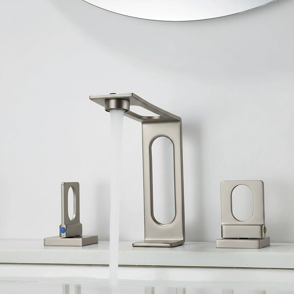Torneira Para Banheiro Duplocomando Inox Misturador Trieste - Homedeccori